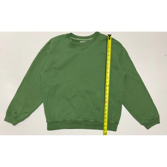 Reformation Green Organic Cotton Crewneck Sweatshirt Womens Medium Made in USA - Picture 2 of 6